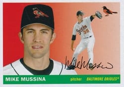 2020 Topps Archives Base Set Mike Mussina #75 card