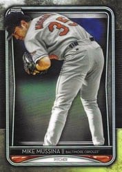 2020 Topps Tribute Base Set Mike Mussina #2 card