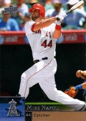 2009 Upper Deck Base Set Mike Napoli #696 card