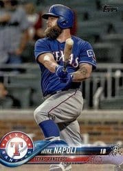 2018 Topps Base Set Mike Napoli #512 card