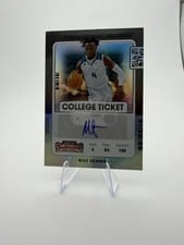 2022 Panini Chronicles Draft Picks Contenders College Ticket Autograph Mike Okauru #CT-MOK card