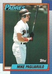 1990 Topps Base Set Mike Pagliarulo #63 card