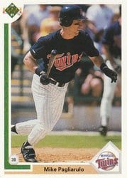 1991 Upper Deck Base Set Mike Pagliarulo #709 card