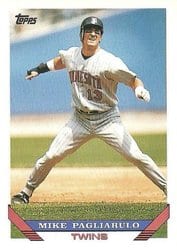 1993 Topps Base Set Mike Pagliarulo #336 card