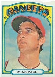 1972 Topps Base Set Mike Paul #577 card