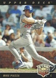 1993 Upper Deck Base Set Mike Piazza #2 card