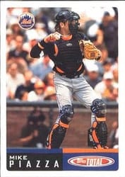 2002 Topps Total Base Set Mike Piazza #5 card