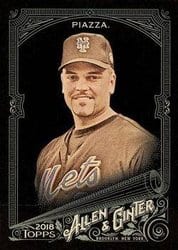 2018 Topps Allen & Ginter X Base Set Mike Piazza #97 card