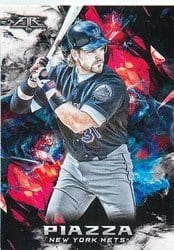 2018 Topps Fire Base Set Mike Piazza #84 card
