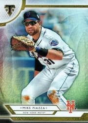 2018 Topps Triple Threads Base Set Mike Piazza #85 card