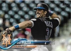 2018 Topps Update Base Set Mike Piazza #US177b card