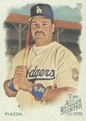 2019 Topps Allen & Ginter Base Set Mike Piazza #35 card