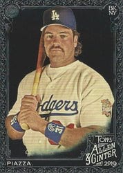 2019 Topps Allen & Ginter X Base Set Mike Piazza #35 card
