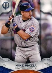 2019 Topps Tribute Base Set Mike Piazza #85 card