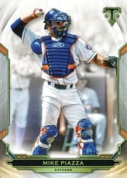 2019 Topps Triple Threads Base Set Mike Piazza #77 card