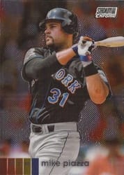 2020 Stadium Club Chrome Base Set Mike Piazza #398 card