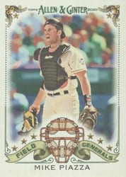 2020 Topps Allen & Ginter Field Generals Mike Piazza #FG-12 card