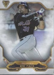 2020 Topps Triple Threads Base Set Mike Piazza #99 card