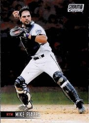 2021 Stadium Club Chrome Base Set Mike Piazza #154 card
