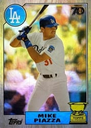 2021 Topps All-Star Rookie Cup Base Set Mike Piazza #19 card