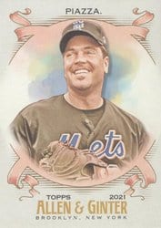 2021 Topps Allen & Ginter Base Set Mike Piazza #3 card