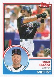 2021 Topps Archives Base Set Mike Piazza #159 card
