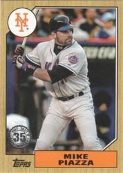 2022 Topps 1987 Topps Baseball (Series 2) Mike Piazza #87TB-41 card