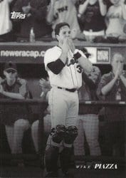 2022 Topps Black & White Base Set Mike Piazza #20 card