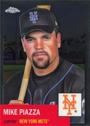 2022 Topps Chrome Platinum Anniversary Base Set Mike Piazza #240 card