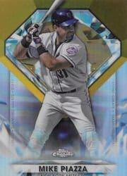 2022 Topps Chrome Update Diamond Greats Die-Cuts Mike Piazza #DGC-15 card