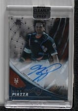 2022 Topps Clearly Authentic Topps Tek Autographs Mike Piazza #TEK-MP card
