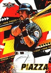 2022 Topps Fire Base Set Mike Piazza #130 card