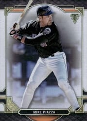 2022 Topps Triple Threads Base Set Mike Piazza #87 card