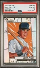 2023 Panini Prizm Manga Mike Piazza #MGA4 card