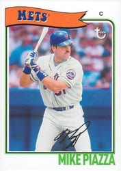 2023 Topps Brooklyn Collection Base Set Mike Piazza #40 card