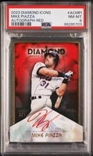 2023 Topps Diamond Icons Autographs Mike Piazza #AC-MPI card