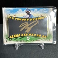 2024 Panini Boys of Summer Fabric of the Game Baseball Signatures Mike Piazza #FOG-MP card