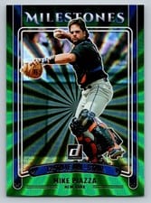 2025 Donruss Milestones Mike Piazza #11 card
