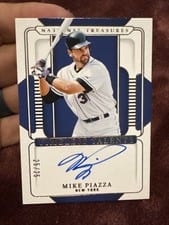 2025 Panini National Treasures Timeless Talents Signatures Mike Piazza #20 card