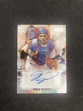 2025 Stadium Club Abstract Autographs Mike Piazza #AA-MP card