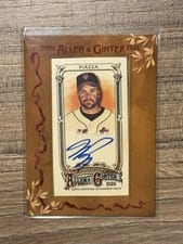 2025 Topps Allen & Ginter Framed Mini Autographs (Baseball) Mike Piazza #MA-MP card