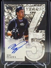 2026 Topps 75 Years of Topps Die-Cut Autographs Mike Piazza #75YA-MP card
