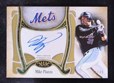 2026 Topps Tier One Top Shelf Signatures Mike Piazza #TSS-MP card
