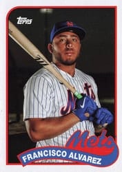2023 Topps Archives 1989 Doubleheaders Mike Piazza / Francisco Alvarez #89DH-25 card