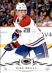 2018-19 Upper Deck Base Set Mike Reilly #351 card