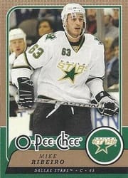 2008-09 O-Pee-Chee Base Set Mike Ribeiro #330 card