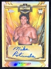 2026 Topps Chrome WWE Hall of Fame Autographs Mike Rotunda #HOF-MR card