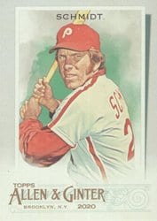 2020 Topps Allen & Ginter Base Set Mike Schmidt #141 card