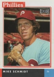 2020 Topps Archives Snapshots Base Set Mike Schmidt #AS-MS card