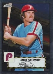 2021 Topps Chrome Platinum Anniversary Base Set Mike Schmidt #504 card